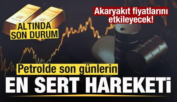 H&uuml;rm&uuml;z'de tankerler vuruldu! Petrol hızla y&uuml;kseldi altın fiyatlarında son durum