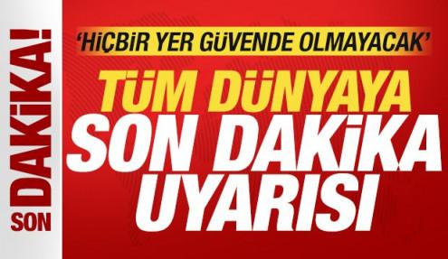 İran ordusundan t&uuml;m d&uuml;nyaya son dakika uyarısı! Resmen bildiri yayımladılar