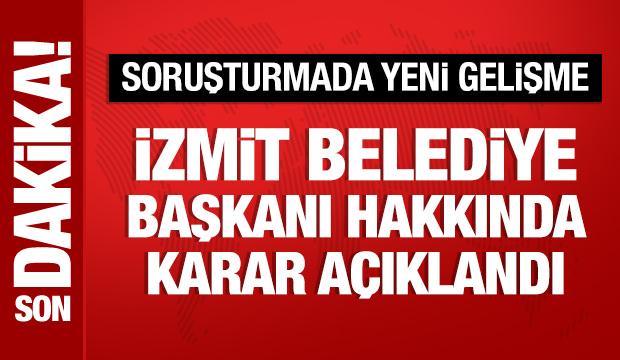 İzmit Belediye Başkanı dahil 20 ş&uuml;pheli tutuklandı