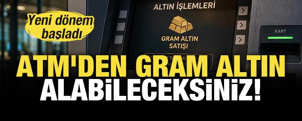 Kuyumcuya gerek kalmadı: ATM'den gram altın alabileceksiniz! Yeni d&ouml;nem başladı