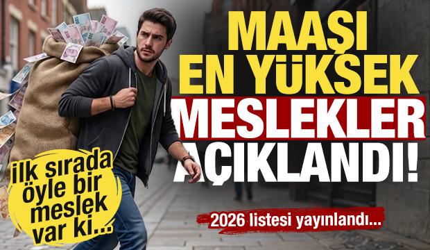 Maaşı en y&uuml;ksek meslekler a&ccedil;ıklandı! İlk sıradaki meslek &ccedil;uval dolusu para kazandırıyor...