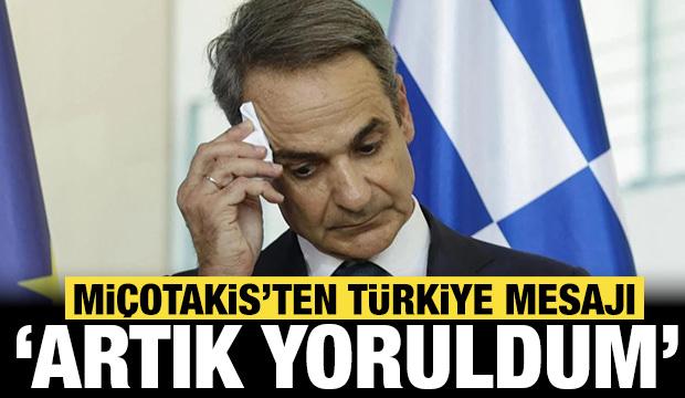 Mi&ccedil;otakis'ten dikkat &ccedil;eken T&uuml;rkiye a&ccedil;ıklaması: "Yoruldum" diyerek duyurdu!