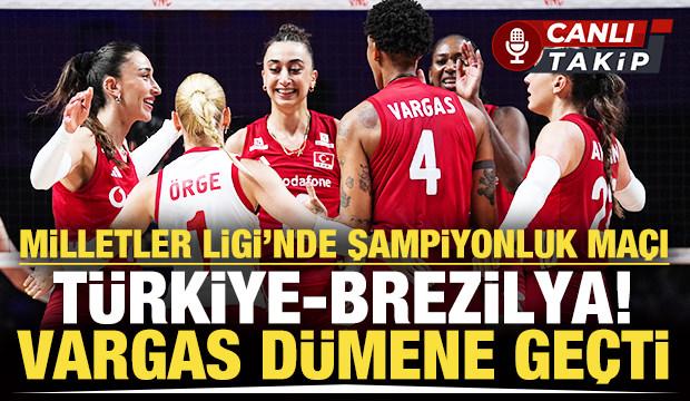 Milletler Ligi'nde final ma&ccedil;ı: T&uuml;rkiye - Brezilya | CANLI