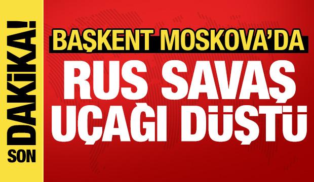 Moskova'da Rus savaş u&ccedil;ağı d&uuml;şt&uuml;