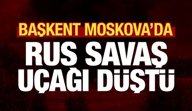 Moskova'da Rus savaş u&ccedil;ağı d&uuml;şt&uuml;