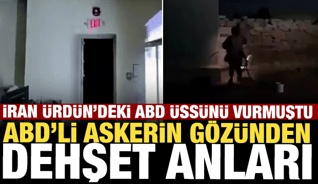 O anlar anbean kaydedildi: ABD askerinin g&ouml;z&uuml;nden &Uuml;rd&uuml;n'deki &uuml;ss&uuml;n vurulma anları!