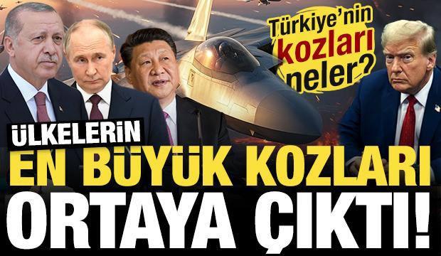 Olası b&uuml;y&uuml;k bir savaşta &uuml;lkelerin en b&uuml;y&uuml;k kozları a&ccedil;ıklandı! T&uuml;rkiye'nin kozları neler?