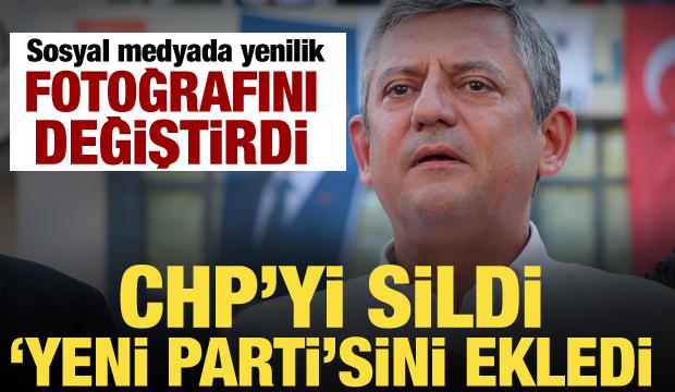 &Ouml;zg&uuml;r &Ouml;zel'den dikkat &ccedil;eken hamle! Profilini değiştirdi, 'YENİ PARTİ' detayı...
