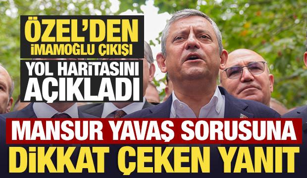 &Ouml;zg&uuml;r &Ouml;zel'den son dakika Mansur Yavaş a&ccedil;ıklaması