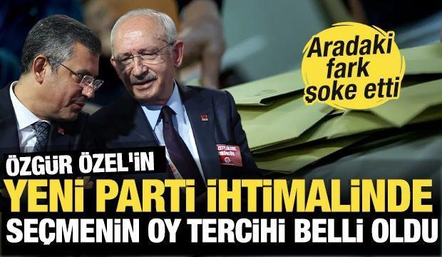&Ouml;zg&uuml;r &Ouml;zel'in yeni parti ihtimalinde se&ccedil;menin oy tercihi belli oldu