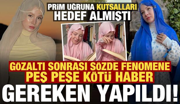 Prim uğruna kutsalları hedef almıştı! S&ouml;zde fenomene peş peşe k&ouml;t&uuml; haber: Gereken yapıldı