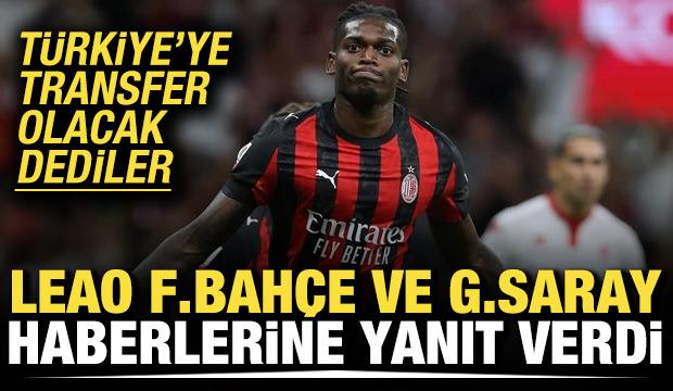 Rafael Leao, Fenerbah&ccedil;e ve Galatasaray haberlerine yanıt verdi