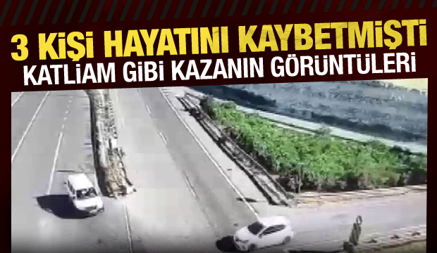 Şanlıurfa'da 3 kişinin hayatını kaybettiği kaza kamerada