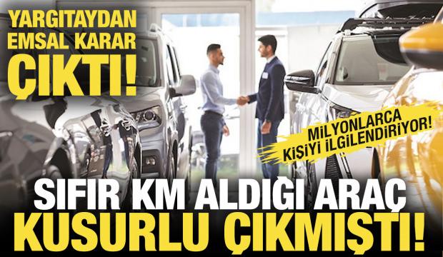 Sıfır aldığı ara&ccedil; boyalı &ccedil;ıkmıştı: Yargıtay'dan emsal karar &ccedil;ıktı!