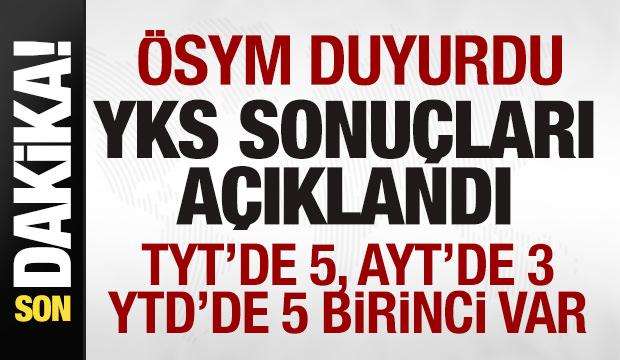 Son dakika: 2026 YKS sonu&ccedil;ları a&ccedil;ıklandı