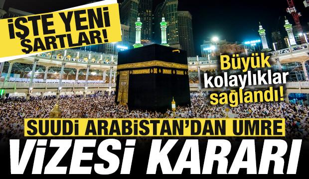 Suudi Arabistan'dan umre vizesi kararı! B&uuml;y&uuml;k kolaylıklar sağladılar! İşte yeni şartlar