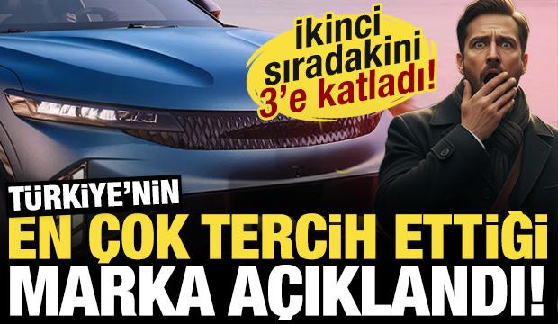 T&uuml;rkiye'nin en &ccedil;ok tercih ettiği araba markası a&ccedil;ıklandı! İkinci sıradakini 3'e katladı!