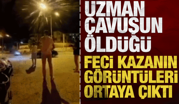 Uzman &ccedil;avuşun &ouml;ld&uuml;ğ&uuml; feci kazanın g&ouml;r&uuml;nt&uuml;leri ortaya &ccedil;ıktı