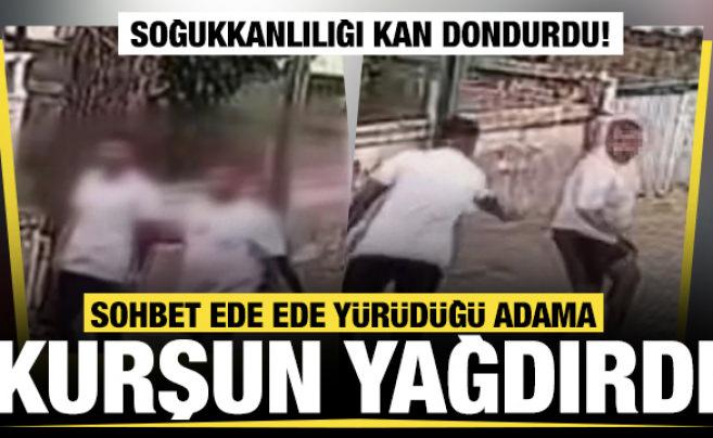 Yan yana y&uuml;r&uuml;rken dehşeti yaşadı! &Ouml;nce yumruk yedi, ardından kurşunlandı