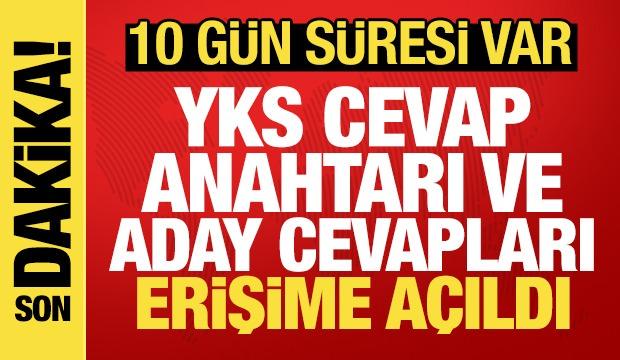 YKS 2026 cevap kağıtları ve aday cevapları erişime a&ccedil;ıldı