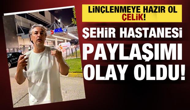 Şarkıcı &Ccedil;elik Şehir Hastanesi'ne hayran kaldı, konser s&ouml;z&uuml; verdi