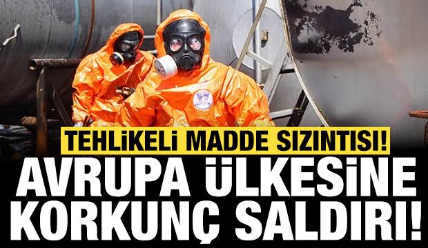 Avrupa'yı korkutan olay! Kritik altyapı tesisi vuruldu: Tehlikeli madde sızıntısı...