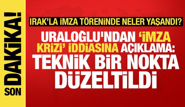 Bakan Uraloğlu'ndan 'imza krizi' iddiasına a&ccedil;ıklama: Teknik bir nokta d&uuml;zeltildi