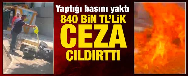Belediye &ouml;n&uuml;nde 840 bin TL&rsquo;lik ceza yediği ses sistemini yakan işletmeci tutuklandı