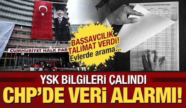 CHP'de veri alarmı: Se&ccedil;men bilgileri &ccedil;alındı, Başsavcılık talimat verdi!
