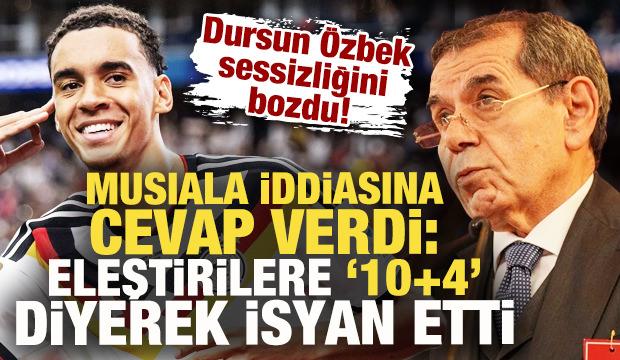Dursun &Ouml;zbek sessizliğini bozdu! 'Transfer' eleştirilerine '10+4' diyerek isyan etti