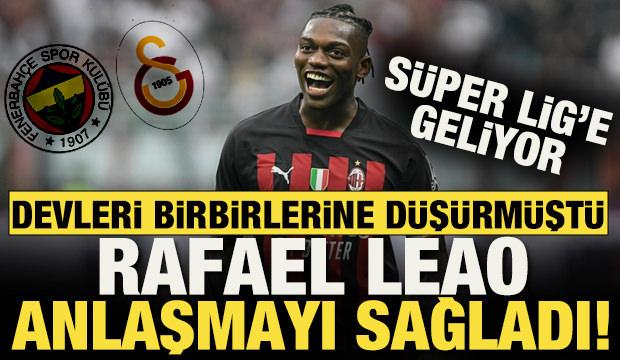 Fenerbah&ccedil;e ve Galatasaray'ı birbirlerine d&uuml;ş&uuml;rm&uuml;şt&uuml;! Rafael Leao tercihini yaptı