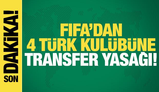 FIFA 4 T&uuml;rk kul&uuml;b&uuml;ne transfer yasağı verdi!