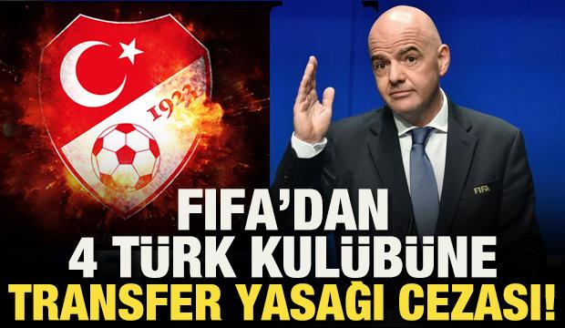 FIFA 4 T&uuml;rk kul&uuml;b&uuml;ne transfer yasağı verdi!
