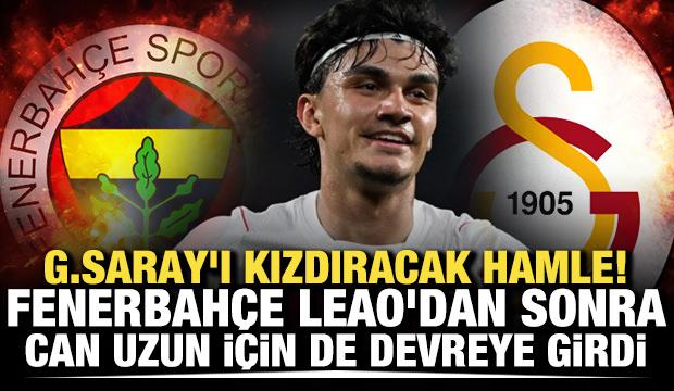 Galatasaray'ı kızdıracak hamle! Fenerbah&ccedil;e, Leao'dan sonra Can Uzun i&ccedil;in devreye girdi