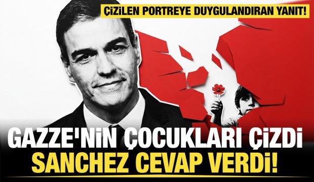 Gazze'den &ccedil;izilen portreye Sanchez'den duygulandıran yanıt: İspanyol halkı sizi unutmuyor