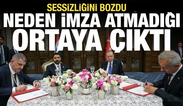 Irak Ulaştırma Bakanı Vehb Haseni'den imza a&ccedil;ıklaması