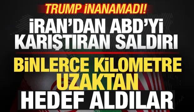 İran'dan ABD'yi karıştıran saldırı! Binlerce kilometreden hedef aldılar! Trump inanamadı!