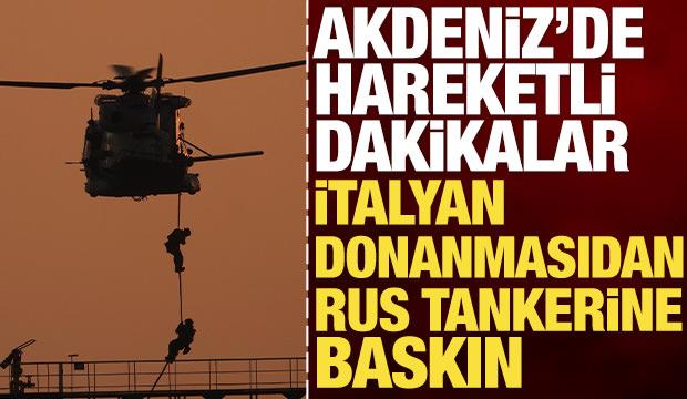 İtalya'dan Rusya'nın petrol tankerine operasyon