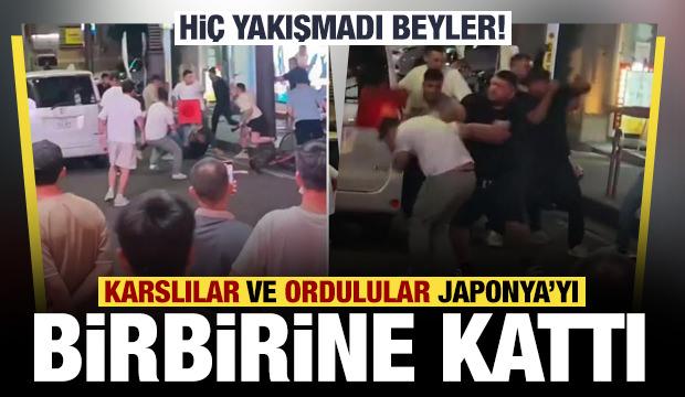 Karslılar ve Ordulular Japonya&rsquo;yı karıştırdı: Sopalar havada u&ccedil;uştu