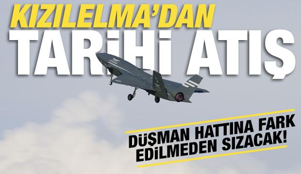 Kızılelma'dan tarihi atış başarısı: G&ouml;vde i&ccedil;inden vurdu