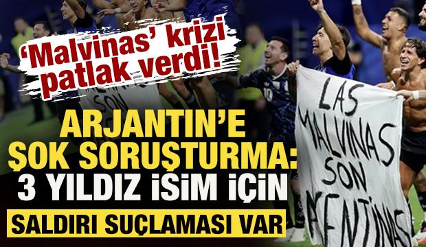 'Malvinas' krizi patlak verdi! FIFA, Arjantin i&ccedil;in soruşturma başlattı