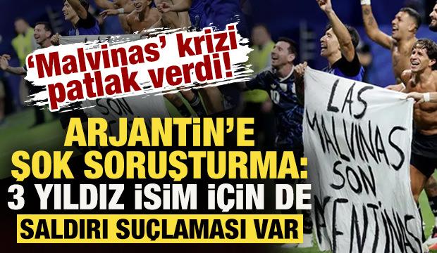 'Malvinas' krizi patlak verdi! FIFA, Arjantin i&ccedil;in soruşturma başlattı