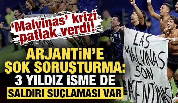 'Malvinas' krizi patlak verdi! FIFA, Arjantin i&ccedil;in soruşturma başlattı