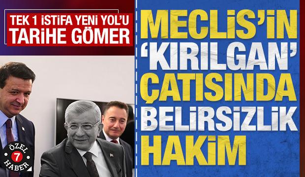 Meclis'in 'kırılgan' &ccedil;atısında belirsizlik hakim: 'Tek 1 istifa Yeni Yol'u tarihe g&ouml;mer'