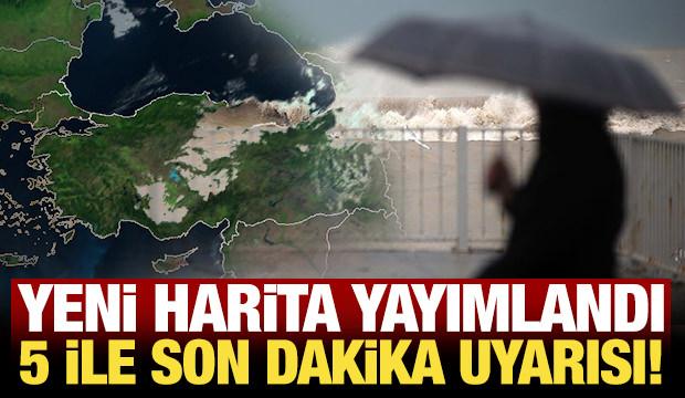Meteoroloji'den 5 ile son dakika uyarısı!