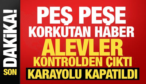Muğla ve Antalya'da orman yangını! Alevler kontrolden &ccedil;ıkıyor...