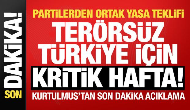 Numan Kurtulmuş a&ccedil;ıkladı: Ter&ouml;rs&uuml;z T&uuml;rkiye teklifi gelecek hafta Meclis'te!