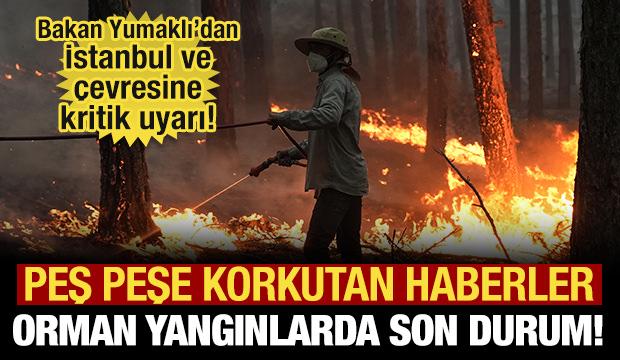 Orman yangınlarında son durum ne? Bakan Yumaklı paylaştı!