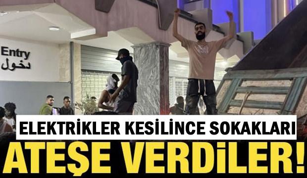 Elektrikler kesilince &uuml;lkenin başkentini ateşe verdiler: Sokaklarda &ccedil;ok sert protesto!