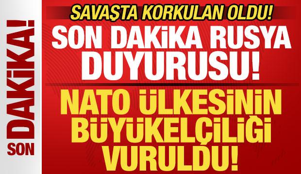 Savaşta korkulan oldu! NATO &uuml;lkesinin b&uuml;y&uuml;kel&ccedil;iliği vuruldu! Son dakika Rusya duyurusu